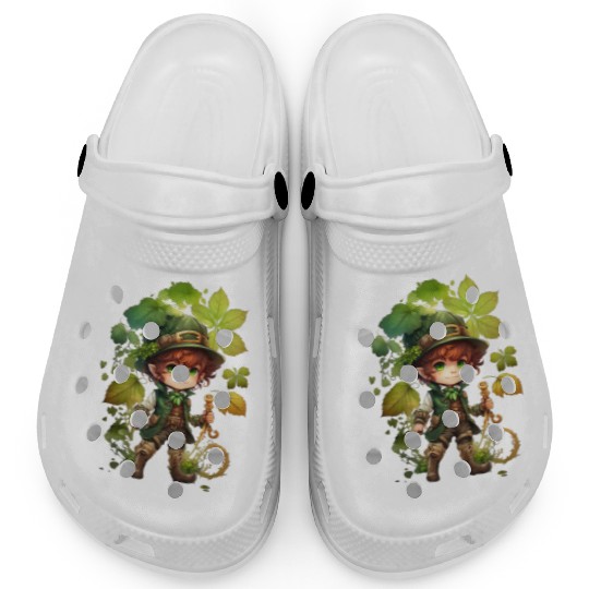 St Patrick's Day Anime Clogs for Baby Kids Adults