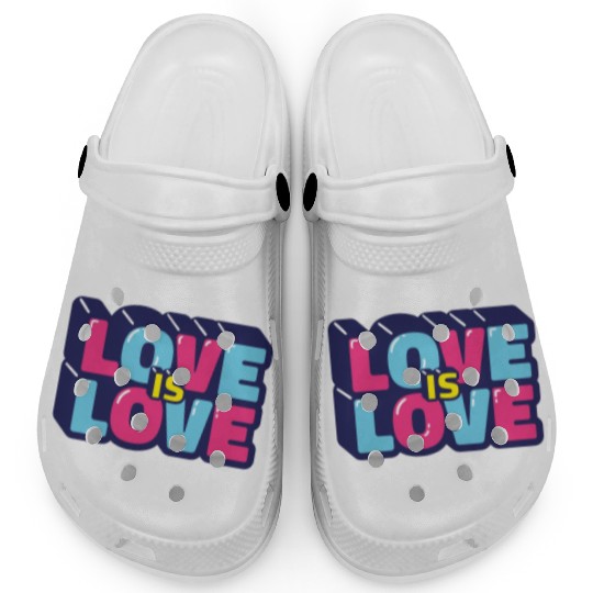 Love is love retro Clogs