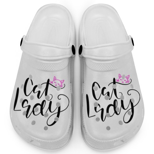 Cat lady Meow Clogs