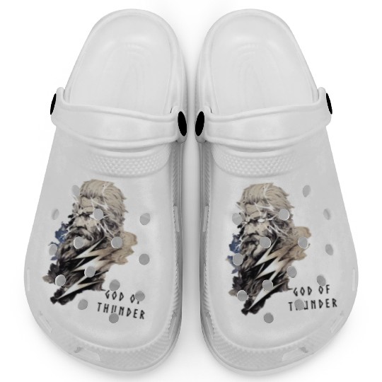 Zeus Greece God Of Thunder Lightning Mythology Gre Clogs