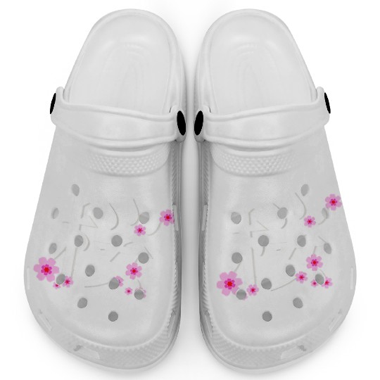 Cherry Blossom Flower Clogs