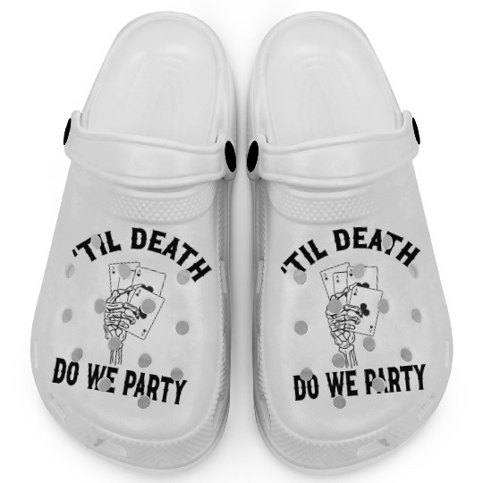 Gothic Wedding Til Death Do We Die Playing Cards Clogs