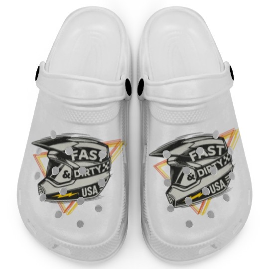 Fast & Dirty Bike Helmet Motocross Biker Clogs