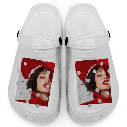 I Love America Clogs