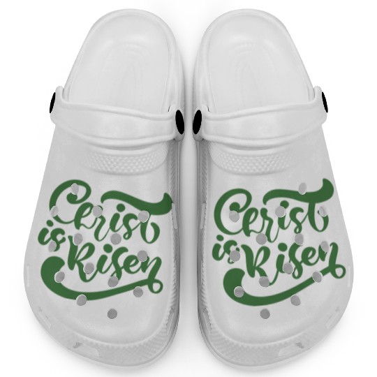 He Is Risen Religious Easter Clogs