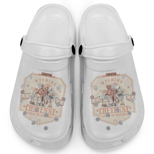 cheyenne wyoming wild west town Clogs