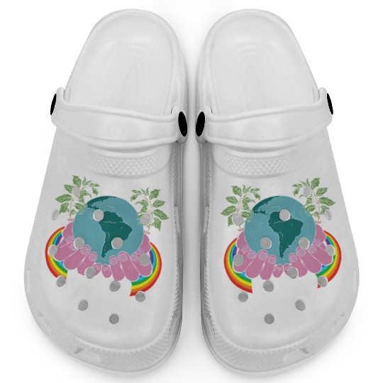 Be Kind To The Earth Rainbow Natural Environment Clogs