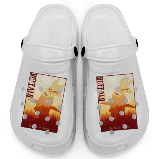 Buffalo Wyoming wild west town Clogs