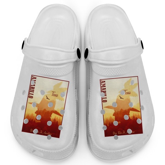 Amarillo Texas wild west town Clogs