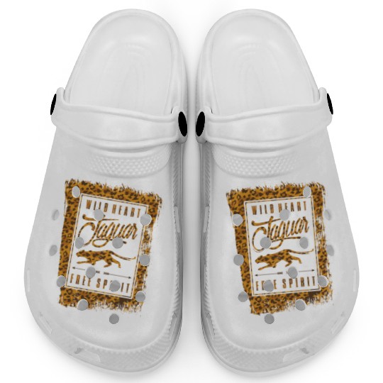 Jaguar Spirit Tribal Gift Idea Clogs