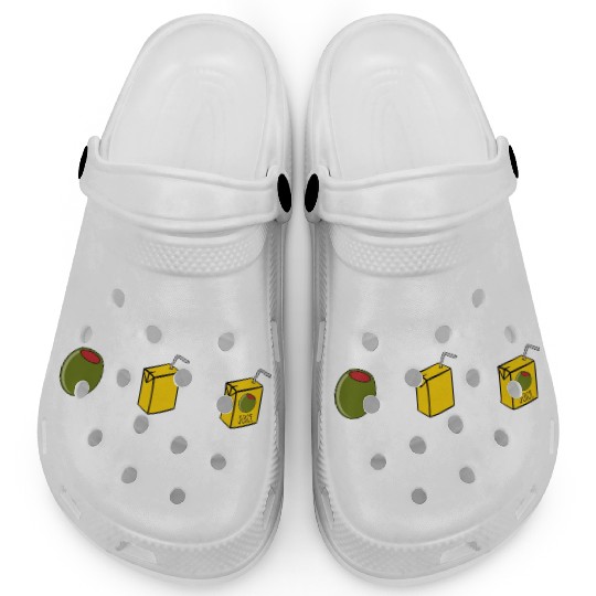 Olive Juice I Love You Clogs