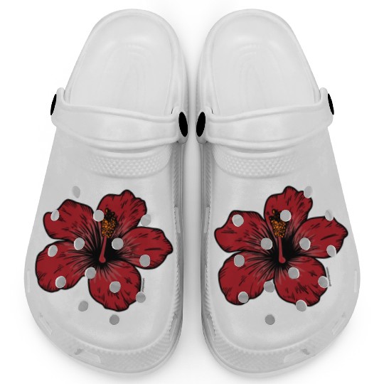 Hibiscus Flower Clogs