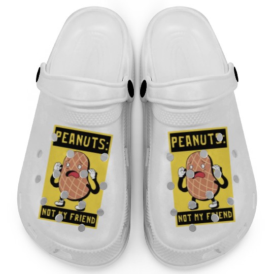 Peanuts Not My Friend Peanut Allergic Clogs