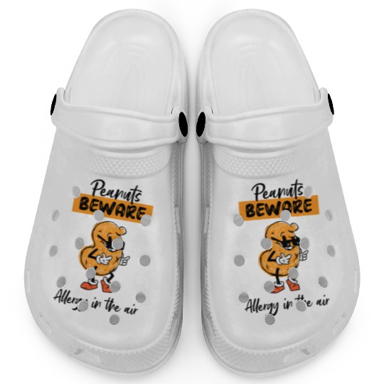 Peanuts Beware Allergy In The Air Peanut Allergic Clogs