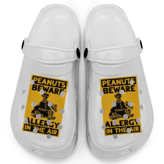 Peanuts Beware Allergy In The Air Peanut Allergic Clogs