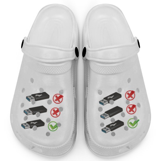 How To Insert USB Stick Funny Programmer Meme Clogs