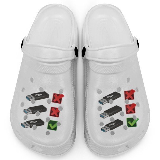 How To Insert USB Stick Funny Programmer Meme Clogs