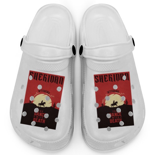 Sheridan Wyoming wild west town Clogs