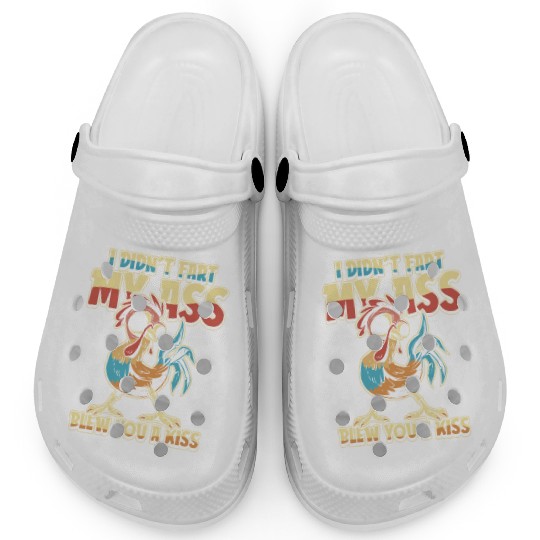 Rooster Cock Humor Clogs