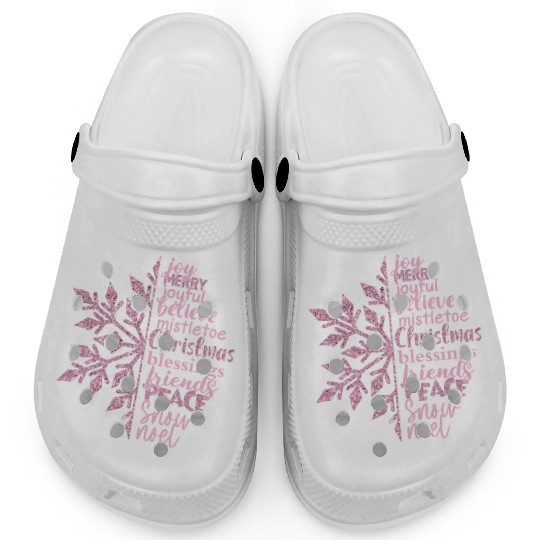Christmas Snowflake Sublimation Clogs