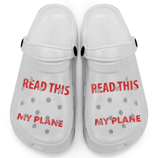 Airplane Glider Aviation Flight School Clogs