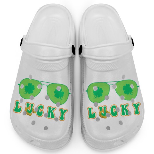 Lucky Shamrock St. Patrick's Day Saint Paddy's Clogs