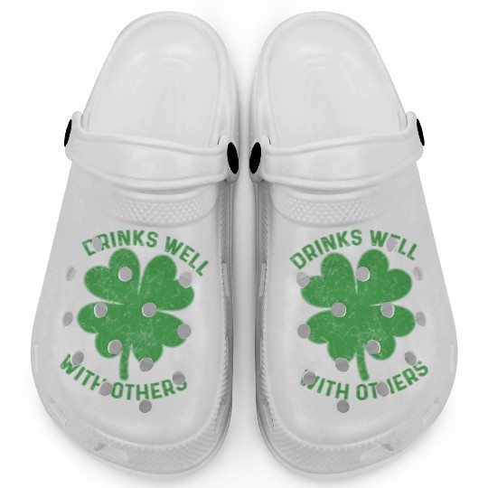 Drinks Well With Others Irish St Patricks Day Beer Clogs