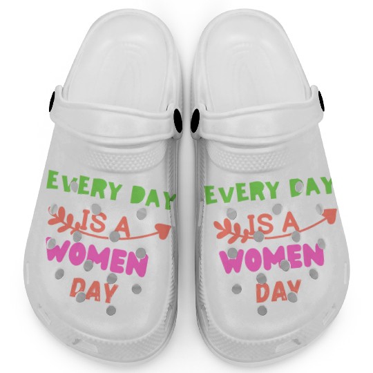 Embrace Equity Happy Women's DaY Clogs