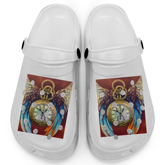 Pocket Watch With Wings Clogs