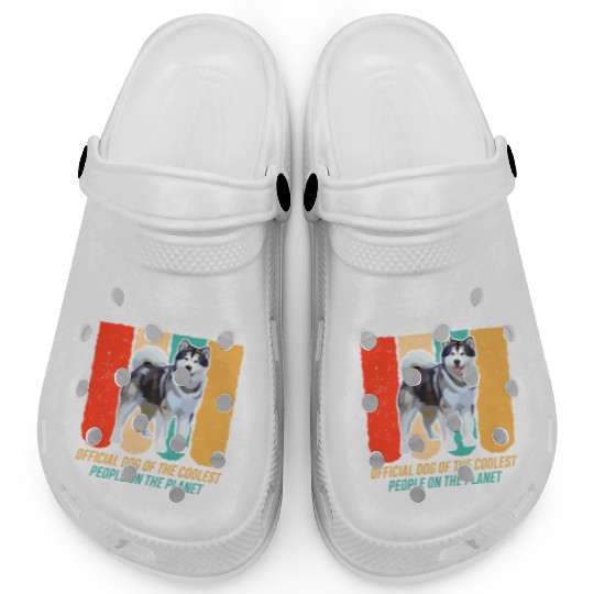 Official Dog Of The Coolest People Husky Clogs