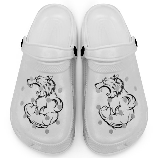 wolf beast Clogs