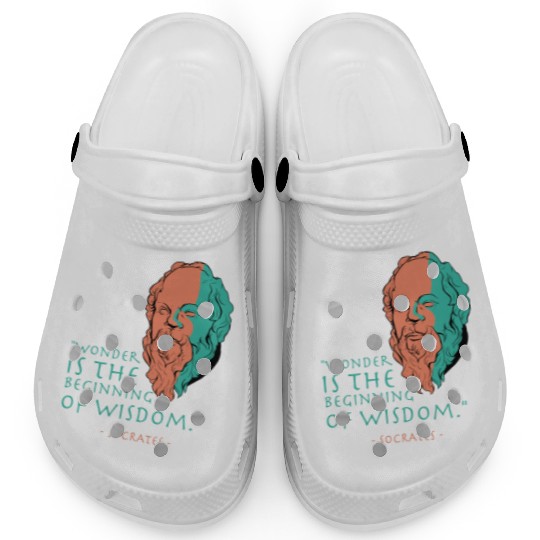 Socrates Stoic Philosophy Quote Clogs