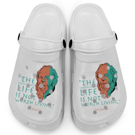 Socrates Stoic Philosophy Quote Clogs