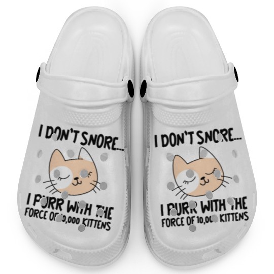 I Purr With The Force Of 10,000 Kittens 1 Clogs