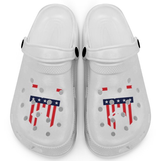Once A Hero Always A Hero USA Flag Memorial Day Clogs