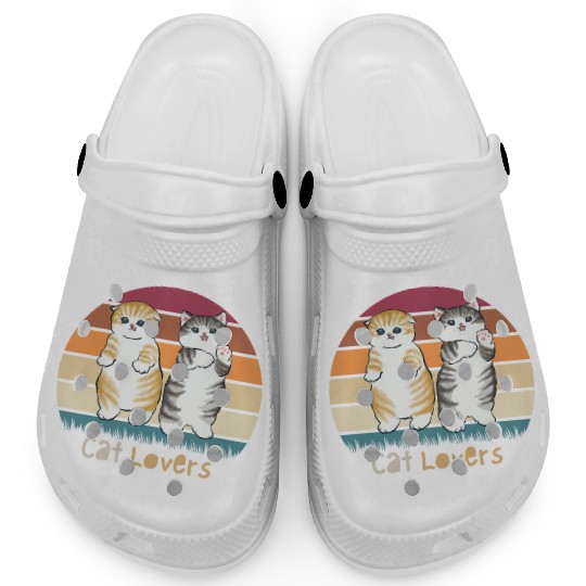Cat lovers dedign with sweet cats Clogs