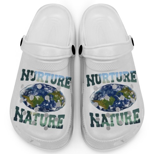 Nurture Nature Advocacy Environmental Awareness Clogs