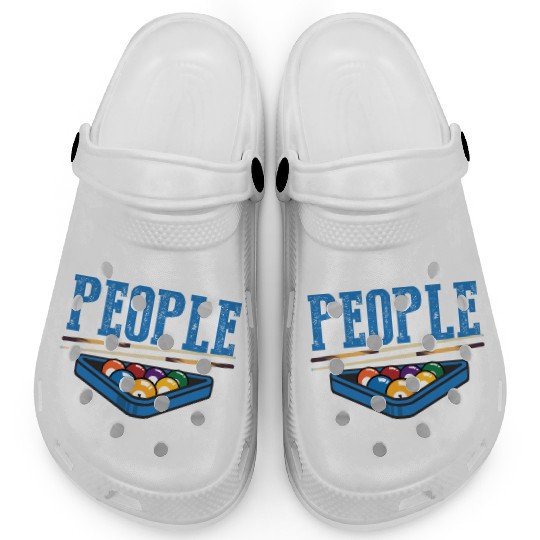 Billiards Puns Pool Player Billiards Triangle Rack Clogs
