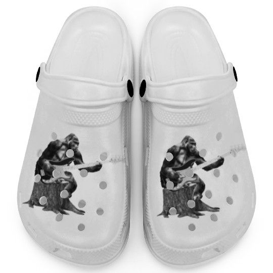 Bass Guitar Headstock Bass Guitar Clogs Print