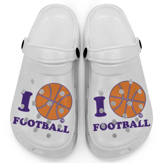 I Love Football Clogs