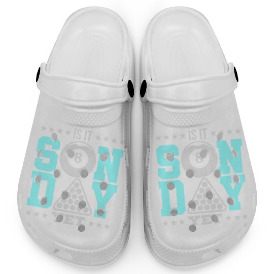 Is It Sunday Yet Apparel For Pool Player Clogs
