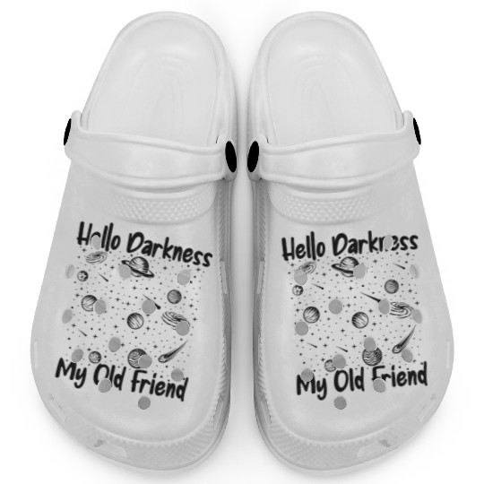 Hello Darkness My Old Friend Astrophysicist Clogs