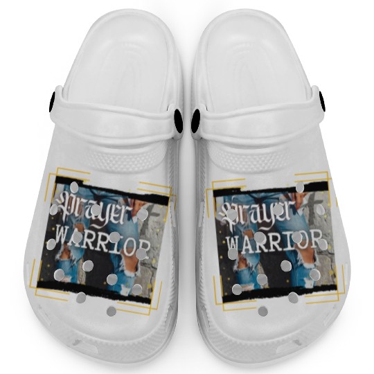 Prayer Warrior - Ripped Jeans Clogs