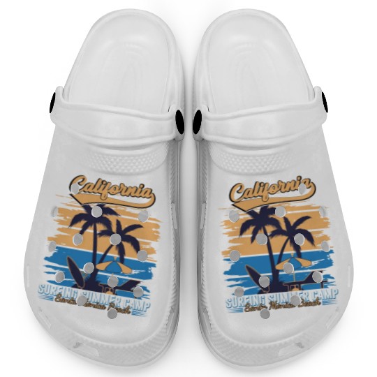 California Surfing Summer Camp Clogs