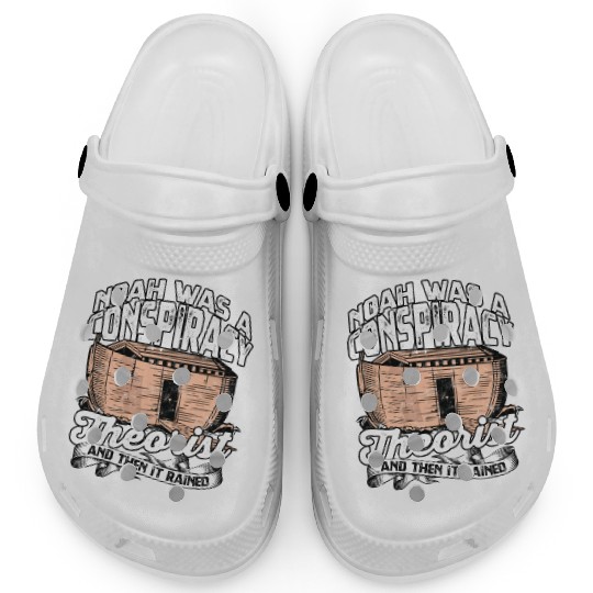 Conspiracy Theorist Theory Science Fiction Clogs