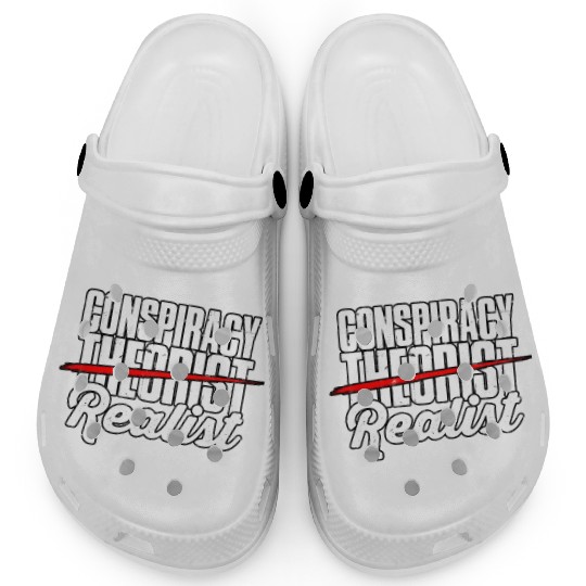 Conspiracy Theorist Theory Science Fiction Clogs