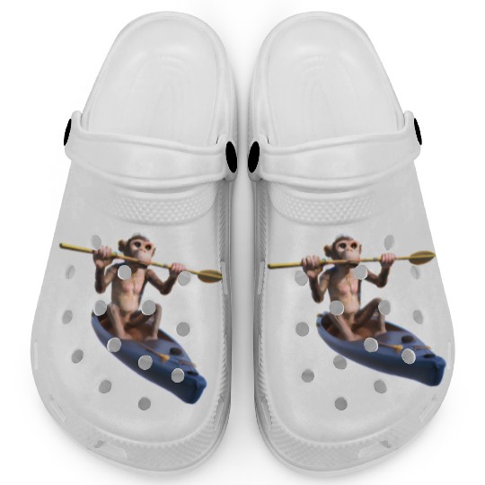 Monkey in a kayak Clogs