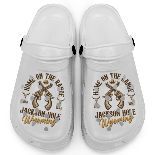 Jackson Hole Wyoming wild west town Clogs