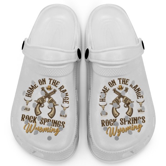 RockSprings Wyoming wild west town Clogs