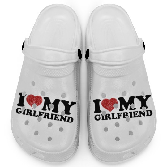 i love my girlfriend Clogs